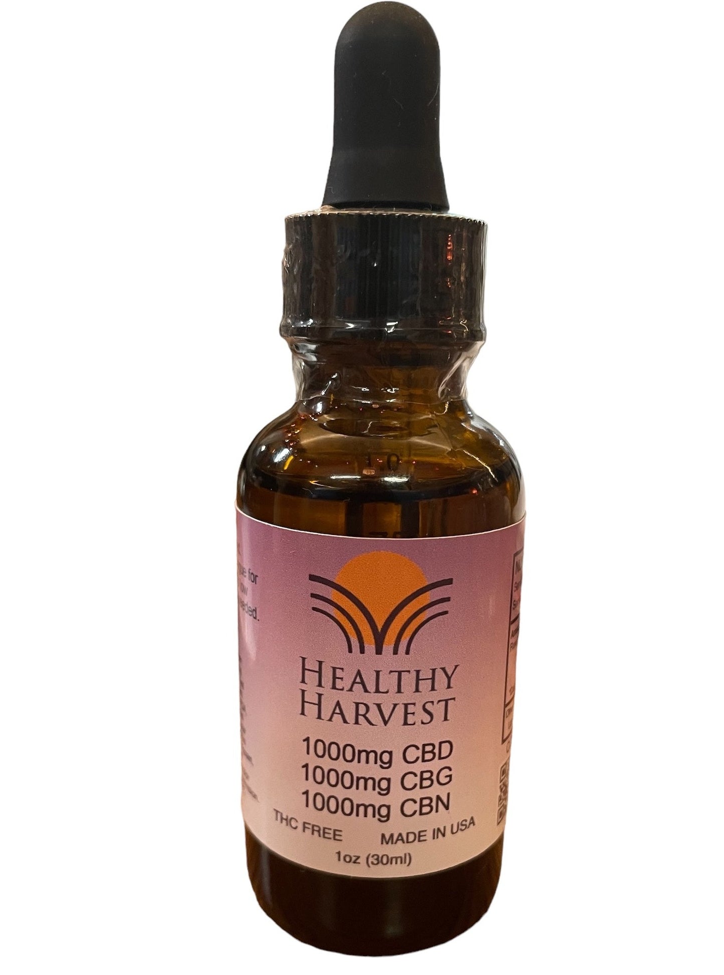 1000mg of each CBD, CBG, & CBN Oil Tincture