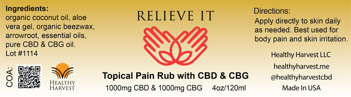 Relieve It Pain Cream