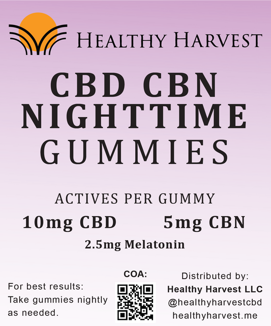 10mg CBD & 5mg CBN Nighttime Gummies