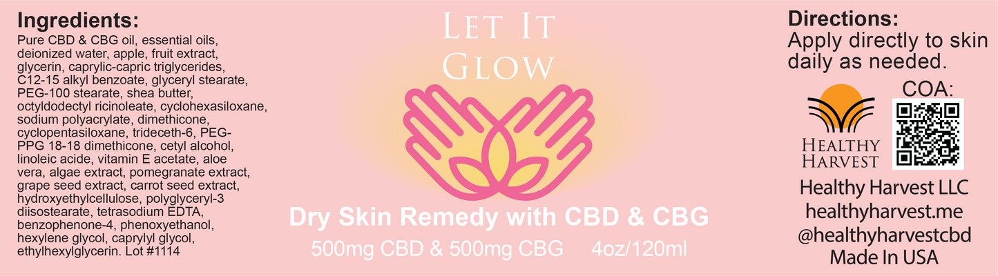 Let It Glow Dry Skin Remedy Cream